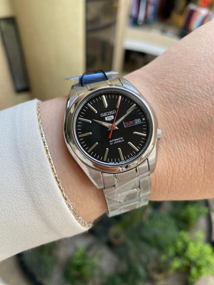 Seiko 5 Japan SNKL45J1 Otomatik Çelik 39 mm Gri Erkek Kol Saati