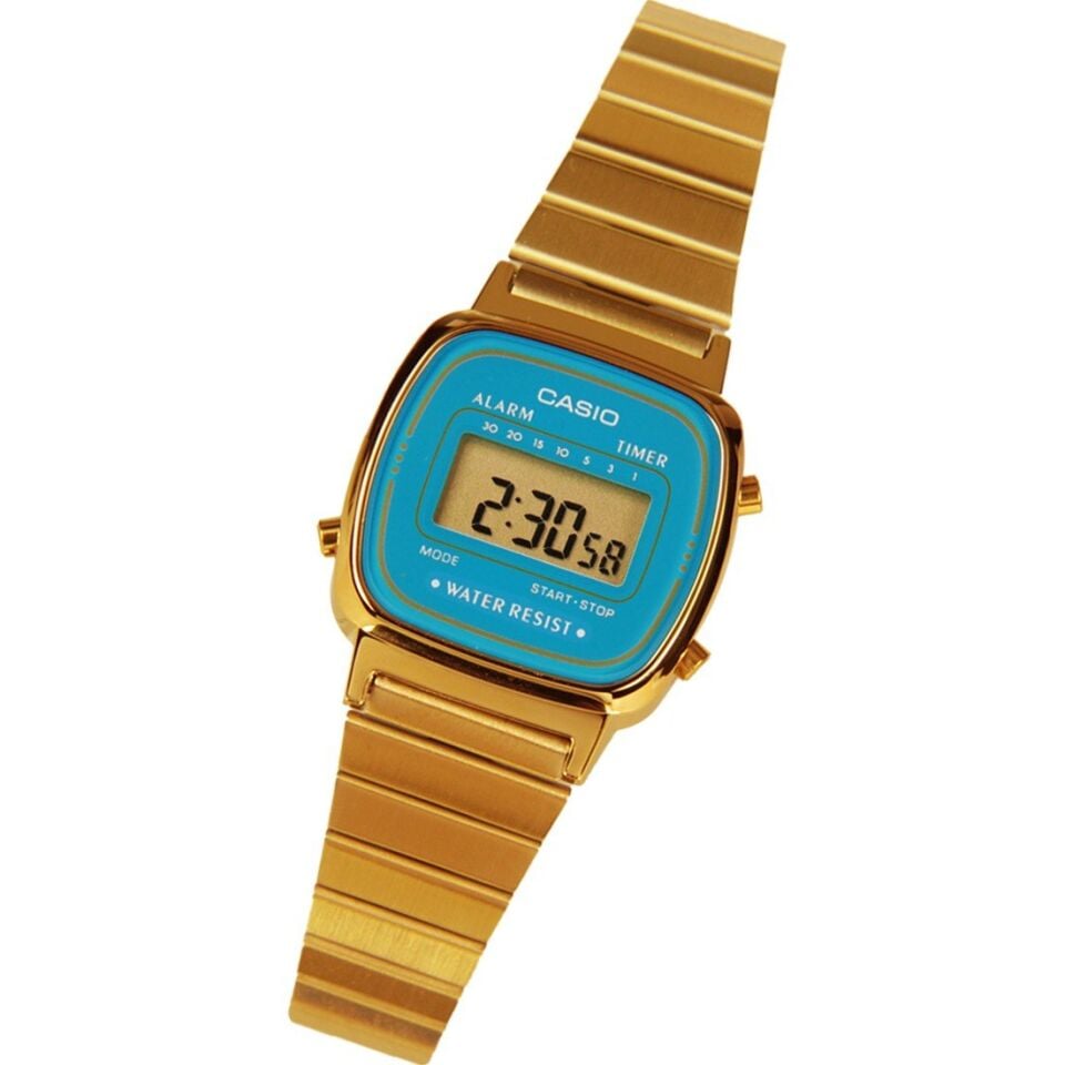 Casio LA670WGA-2DF Retro Quartz Çelik Altın Rengi 25 mm Kadın Kol Saati