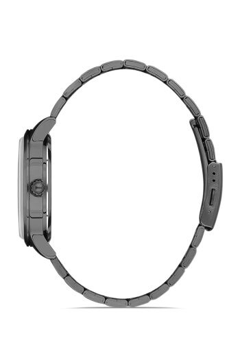 Ferro F11932A-V3 Quartz Çelik Füme 44 mm Erkek Kol Saati