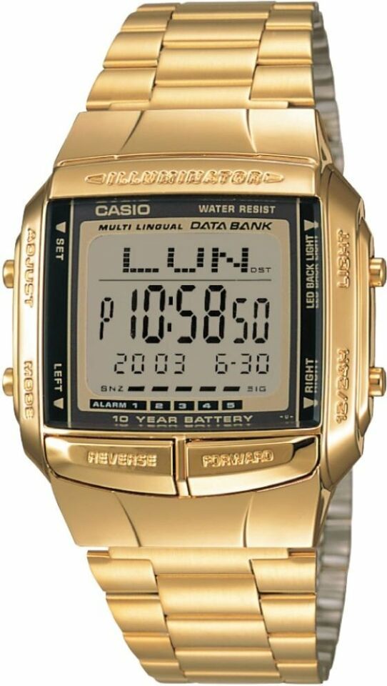 Casio DB-360G-9ADF Retro Quartz Çelik Altın Rengi 38 mm Erkek Kol Saati