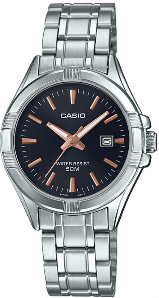 Casio LTP-1308D-1A2VDFQuartz Çelik Gri Siyah Kadran 32 mm Kadın Kol Saati