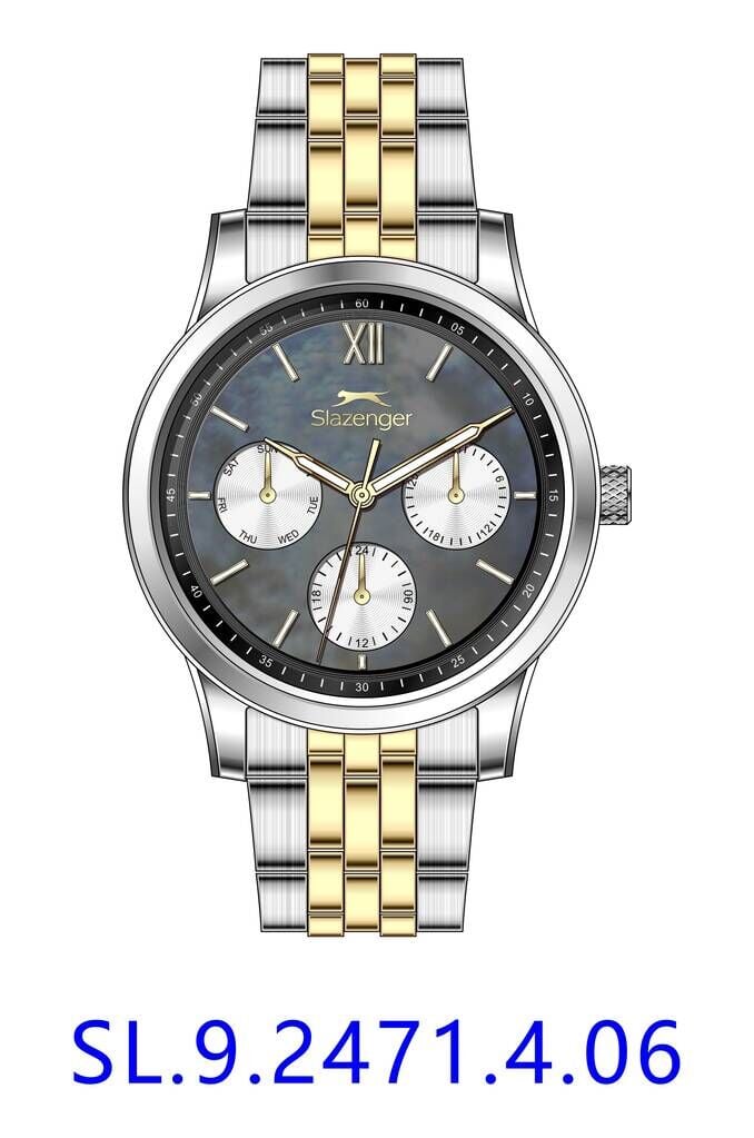 Slazenger SL.09.2471.4.06 Quartz Çelik Rose/Gri 34 mm Kadın Kol Saati