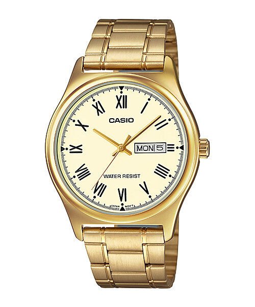 Casio MTP-V006G-9BUDF Quartz Çelik Altın Rengi 38 mm Erkek Kol Saati