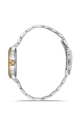 Ferro FL21349A-D Quartz Çelik Gold/Gri 32 mm Kadın Kol Saati