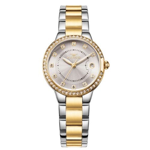 Ferro FL21349A-D Quartz Çelik Gold/Gri 32 mm Kadın Kol Saati