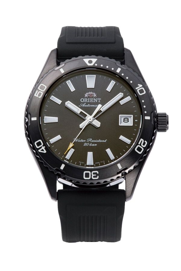 Orient Mako RA-AC0Q10N30B Otomatik Silikon Siyah Safir Cam 20 ATM 40 mm Erkek Kol Saati