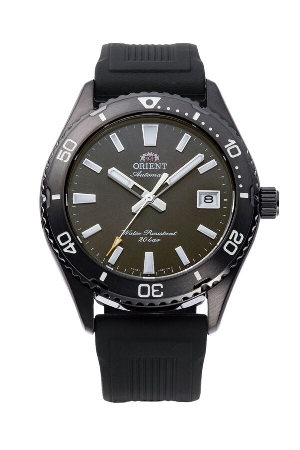 Orient Mako RA-AC0Q10N30B Otomatik Silikon Siyah Safir Cam 20 ATM 40 mm Erkek Kol Saati