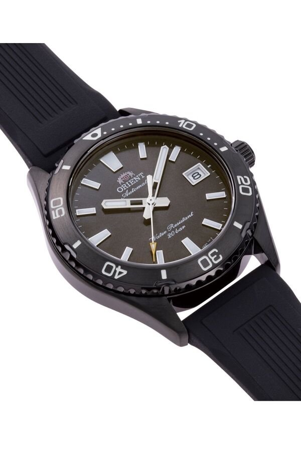 Orient Mako RA-AC0Q10N30B Otomatik Silikon Siyah Safir Cam 20 ATM 40 mm Erkek Kol Saati