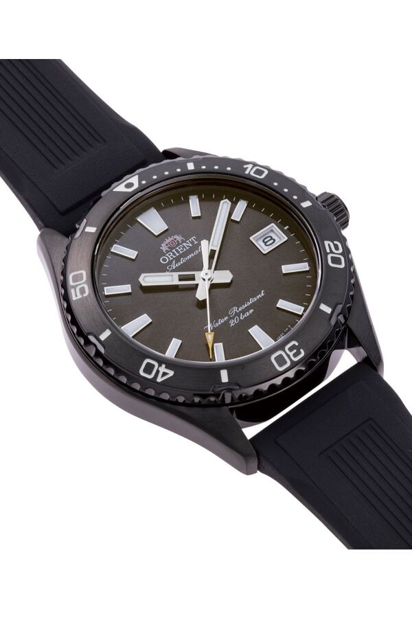 Orient Mako RA-AC0Q10N30B Otomatik Silikon Siyah Safir Cam 20 ATM 40 mm Erkek Kol Saati