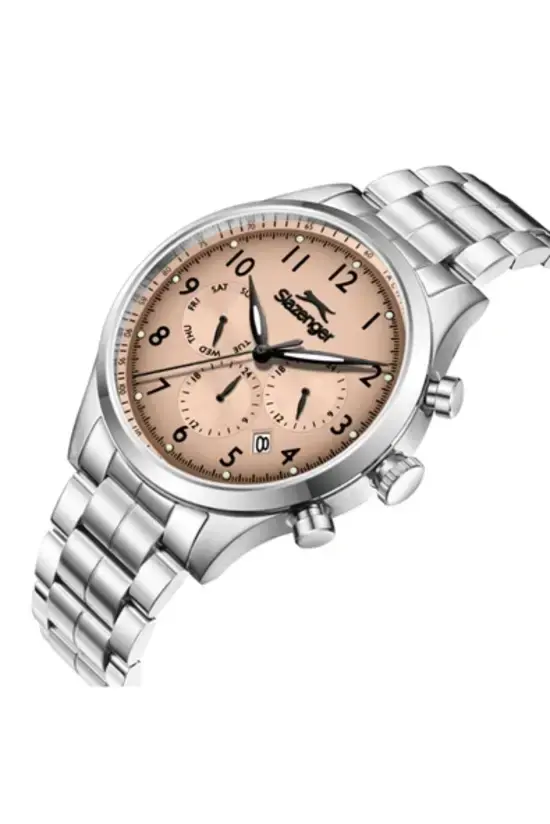 Slazenger SL.09.2598.2.380 Quartz Çelik Gri 10 ATM 42 mm Erkek Kol Saati