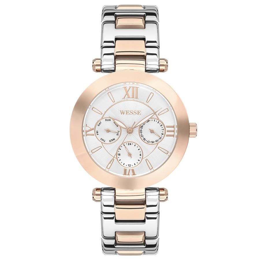 Wesse WWL101104 36 mm Rose Gold / Metalik Gri Kadın Kol Saati