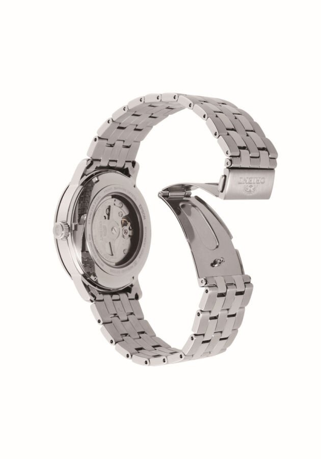 Orient Symphony RA-AC0F09L30B Otomatik Çelik Gri Lacivert Kadran Safir Cam 42 mm Erkek Kol Saati