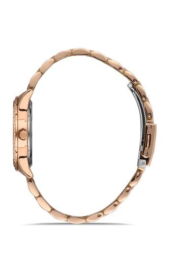 Ferro Rose Çelik Kordon Kadın Kol Saati FL21262A-C 3ATM Su Geçirmez 2 Yıl Garantili Hediye Paketli