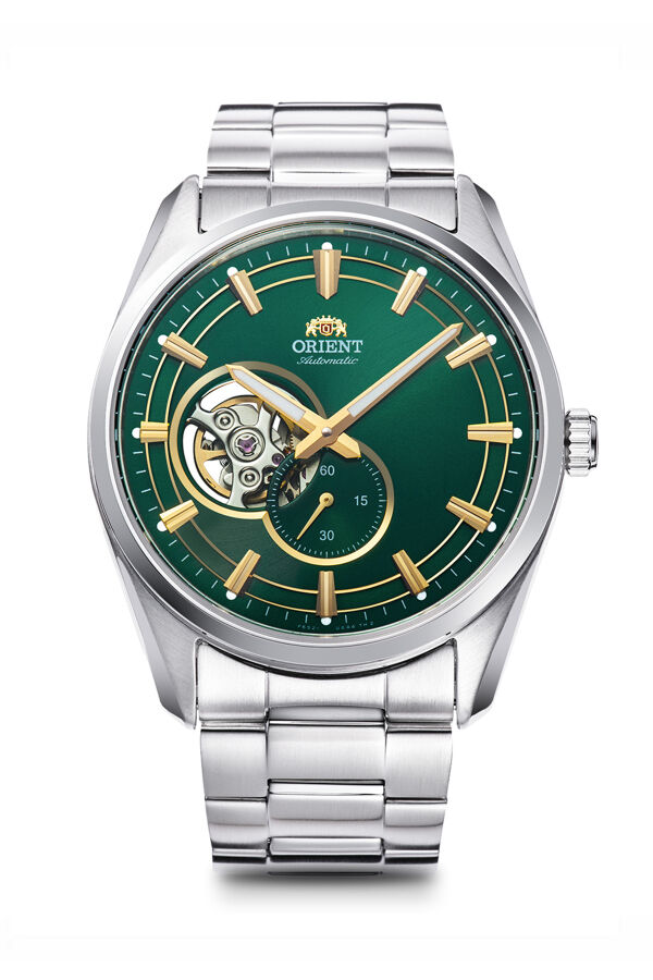 Orient RA-AR0008E30B Kurmalı Otomatik Çelik Gri Yeşil Kadran Safir Cam 41 mm Erkek Kol Saati