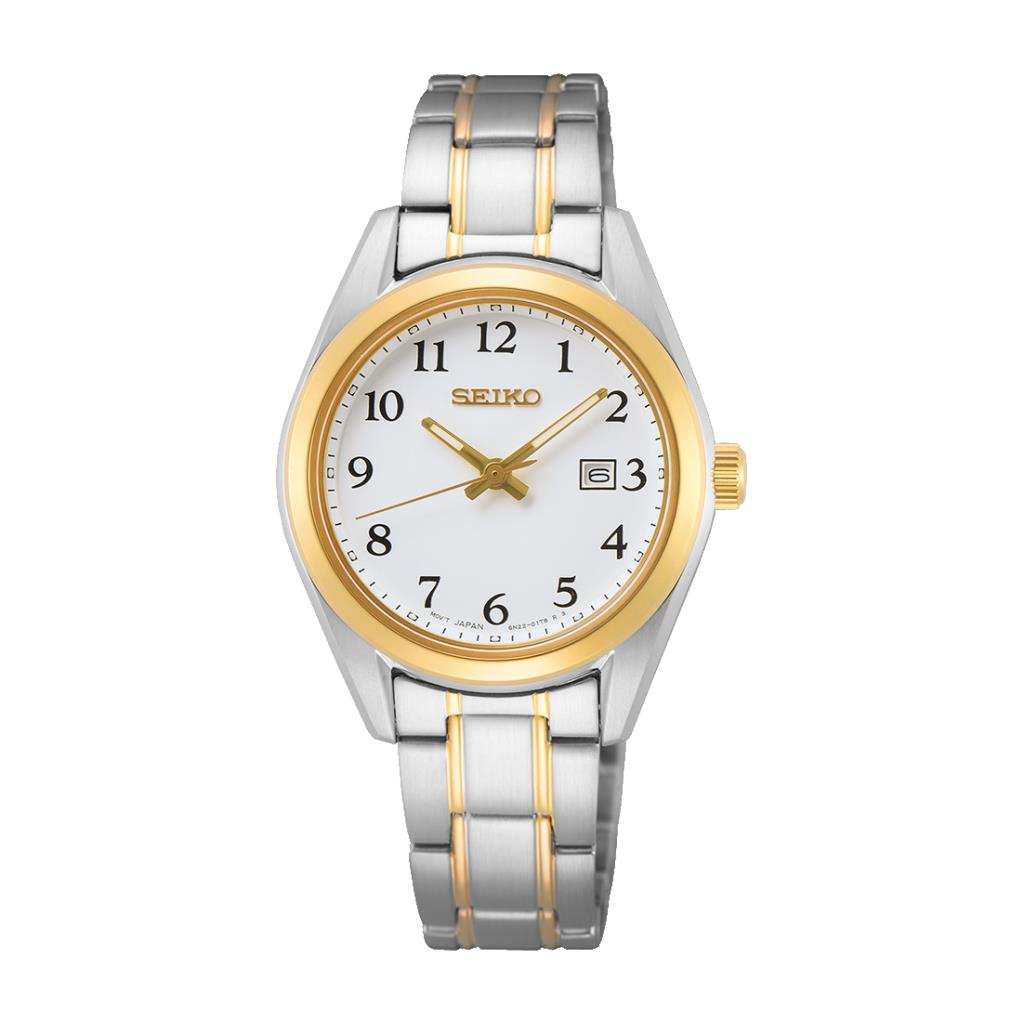 Seiko SUR466P Quartz Çelik Gri Safir Cam 10 ATM 30 mm Kadın Kol Saati