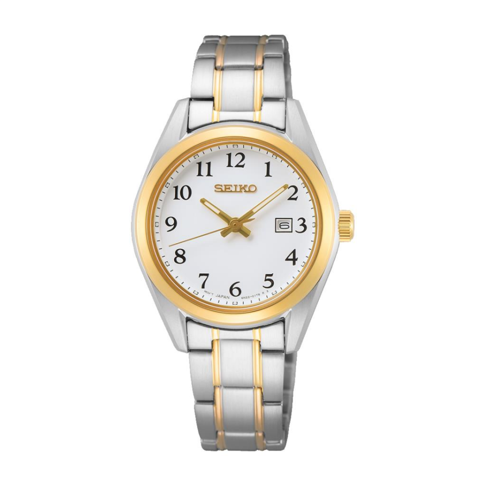 Seiko SUR466P Quartz Çelik Gri Safir Cam 10 ATM 30 mm Kadın Kol Saati