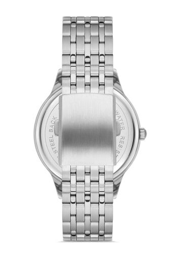 Ferro 44 mm Gümüş Çelik Kordon Erkek Kol Saati F11932A-A2 F11932A-A2