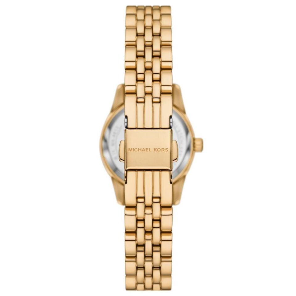 Michael Kors MK4802 Quartz Çelik Altın Rengi Mavi Kadran 26 mm Kadın Kol Saati