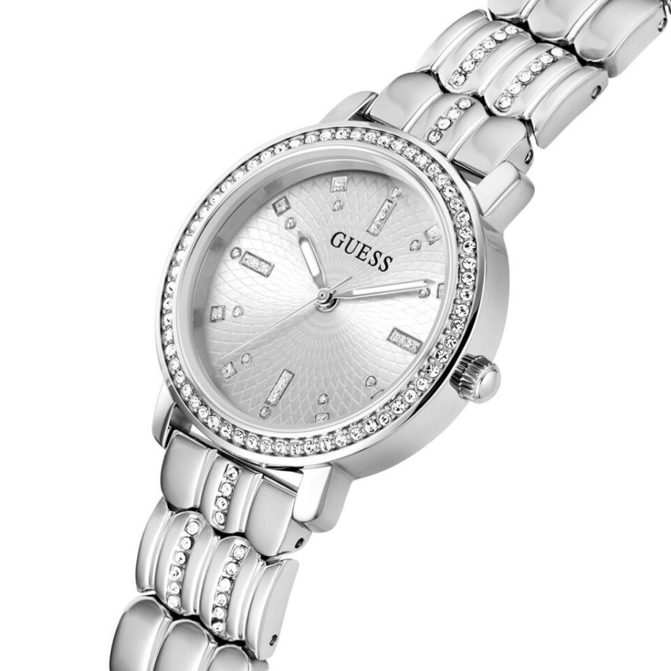 Guess GUGW0612L1 Quartz Çelik Gri Gümüş Kadran 30 mm Kadın Kol Saati