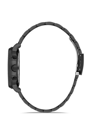 Ferro FM31372A-G Quartz Çelik Siyah Fonksiyonları Aktif 41 mm Erkek Kol Saati