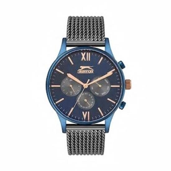 Slazenger SL.09.1815.2.02 Quartz Hasır Siyah 45 mm Erkek Kol Saati