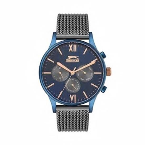 Slazenger SL.09.1815.2.02 Quartz Hasır Siyah 45 mm Erkek Kol Saati