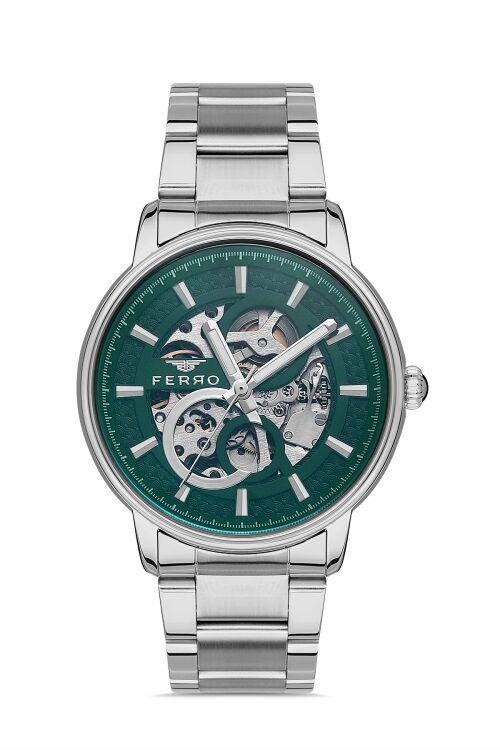 Ferro Gümüş Çelik Kordon Erkek Kol Saati F31399A-A6