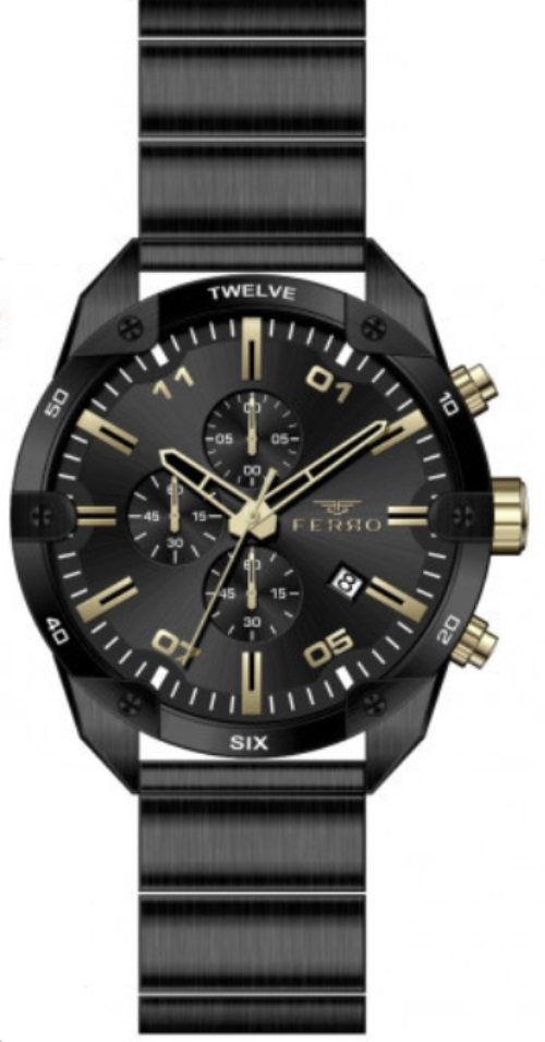 Ferro FM40101A-G2 46 mm Siyah Erkek Kol Saati