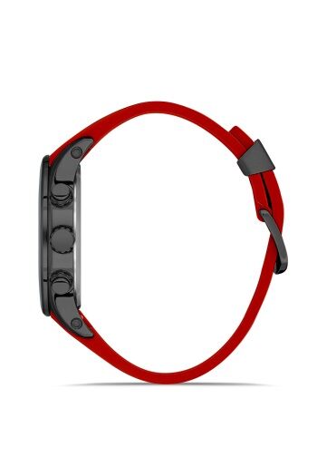 Ferro Kırmızı Silikon Kordon Erkek Kol Saati FM31354D-ZF2 Fonksiyonları Aktif 3 ATM Su Geçirmez