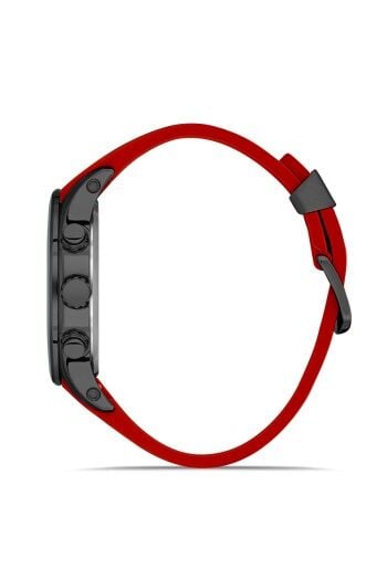 Ferro Kırmızı Silikon Kordon Erkek Kol Saati FM31354D-ZF2 Fonksiyonları Aktif 3 ATM Su Geçirmez