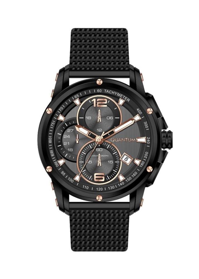 Quantum PWG897.650 45 mm Siyah Erkek Kol Saati