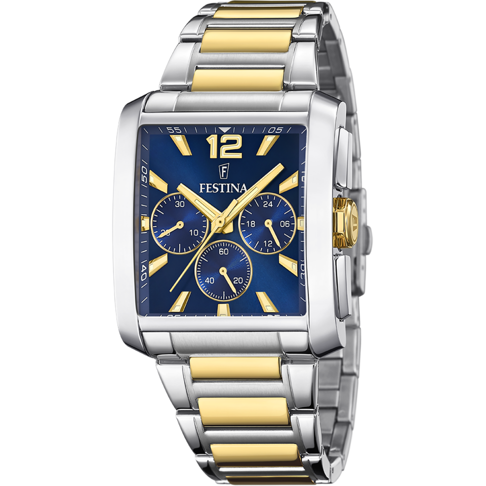 FESTINA F20637/1 SQUARE CHRONOGRAPH ERKEK KOL SAATİ