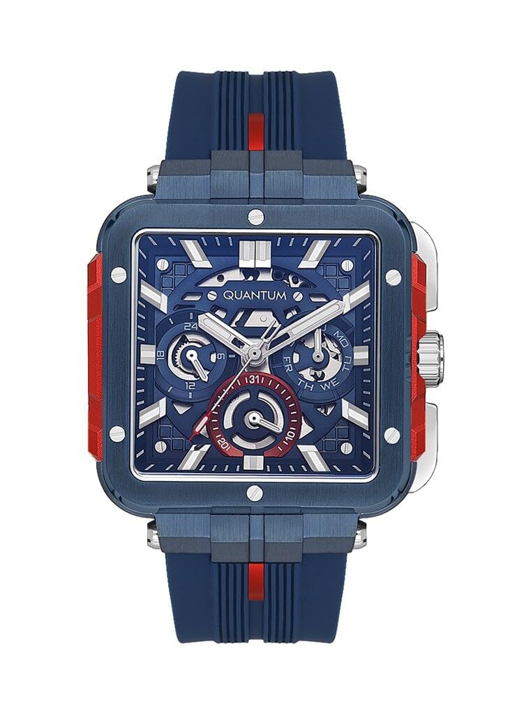 Quantum PWG1102.999 Quartz Silikon Lacivert 45 mm Erkek Kol Saati