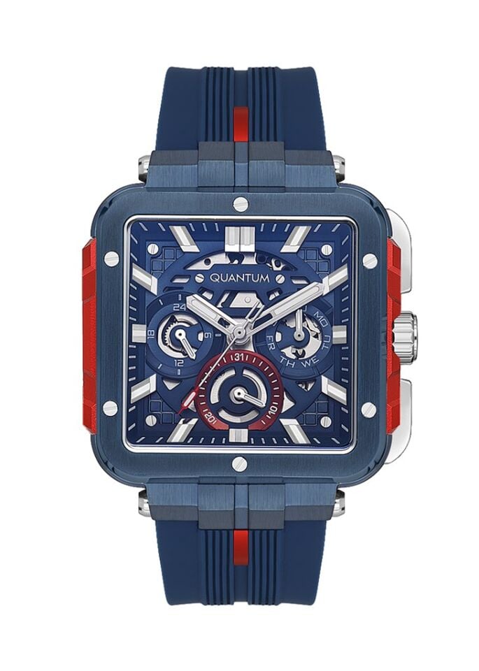Quantum PWG1102.999 Quartz Silikon Lacivert 45 mm Erkek Kol Saati