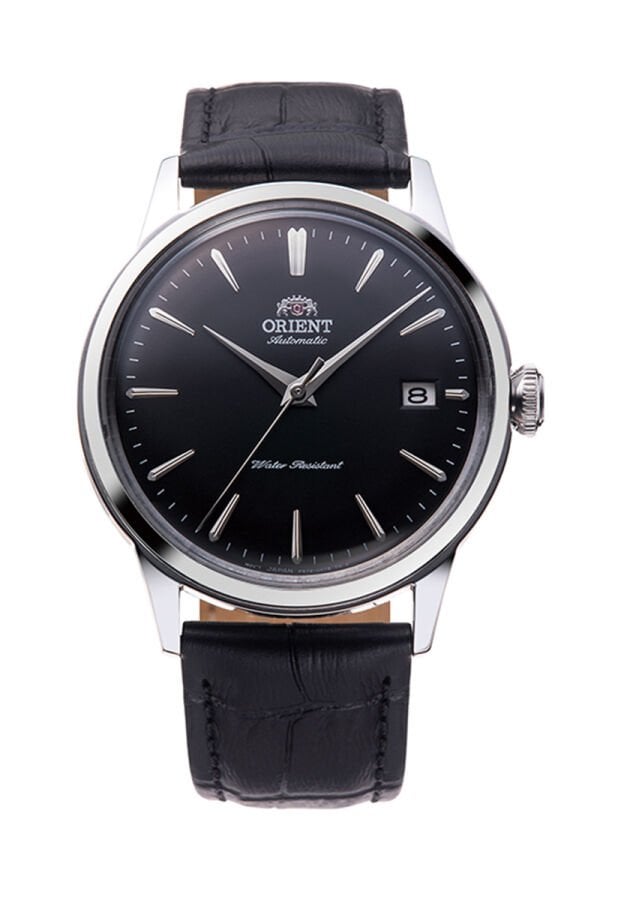 Orient Bambino RA-AC0M02B30B Kurmalı Otomatik Deri Siyah 38 mm Erkek Kol Saati