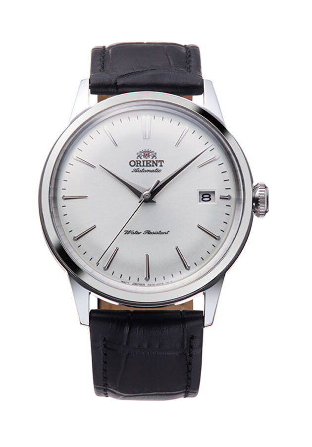 Orient Bambino RA-AC0M03S30B Kurmalı Otomatik Deri Siyah Beyaz Kadran 42 mm Erkek Kol Saati