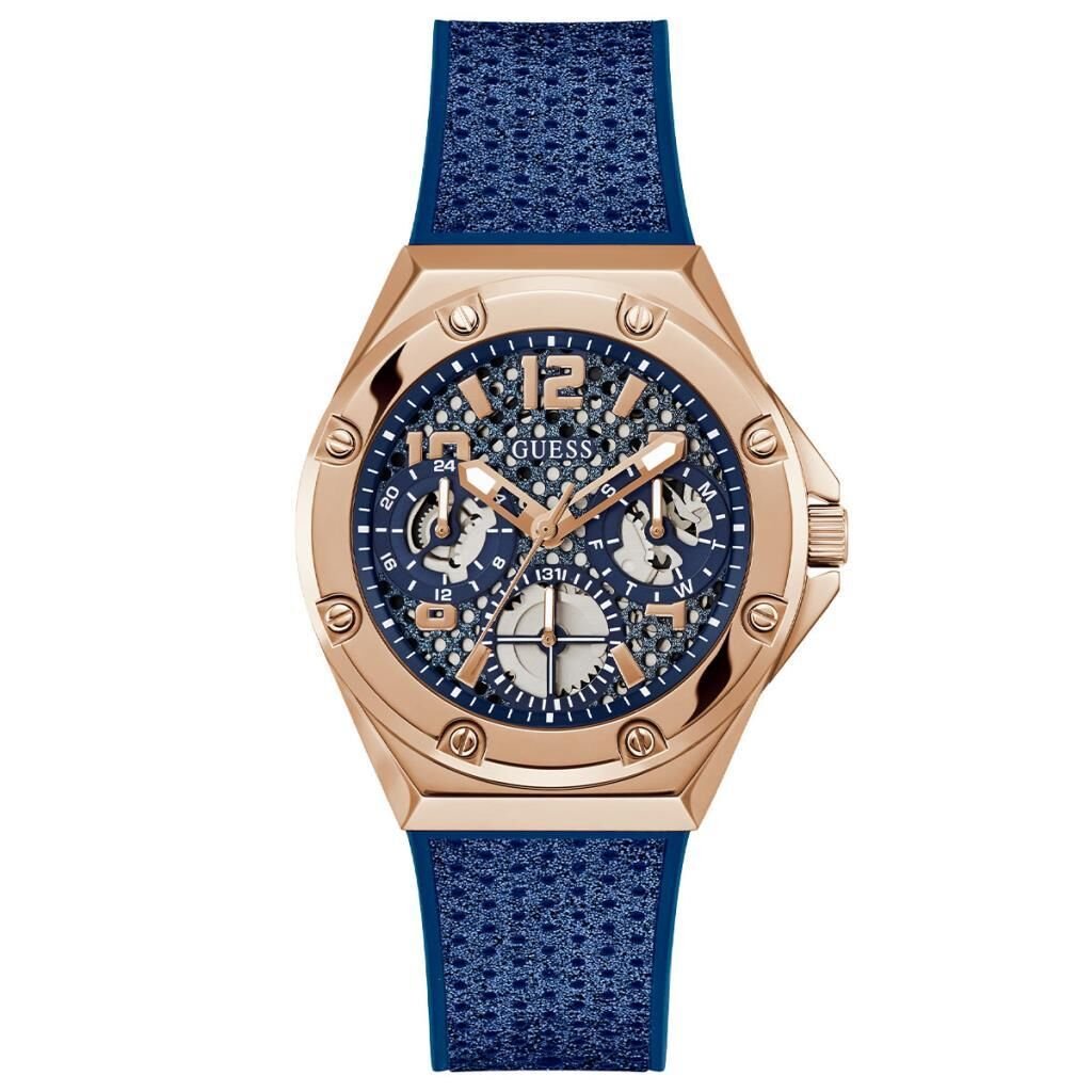 Guess GUGW0620L3 Quartz Silikon Mavi Rose Kasa 40 mm Kadın Kol Saati