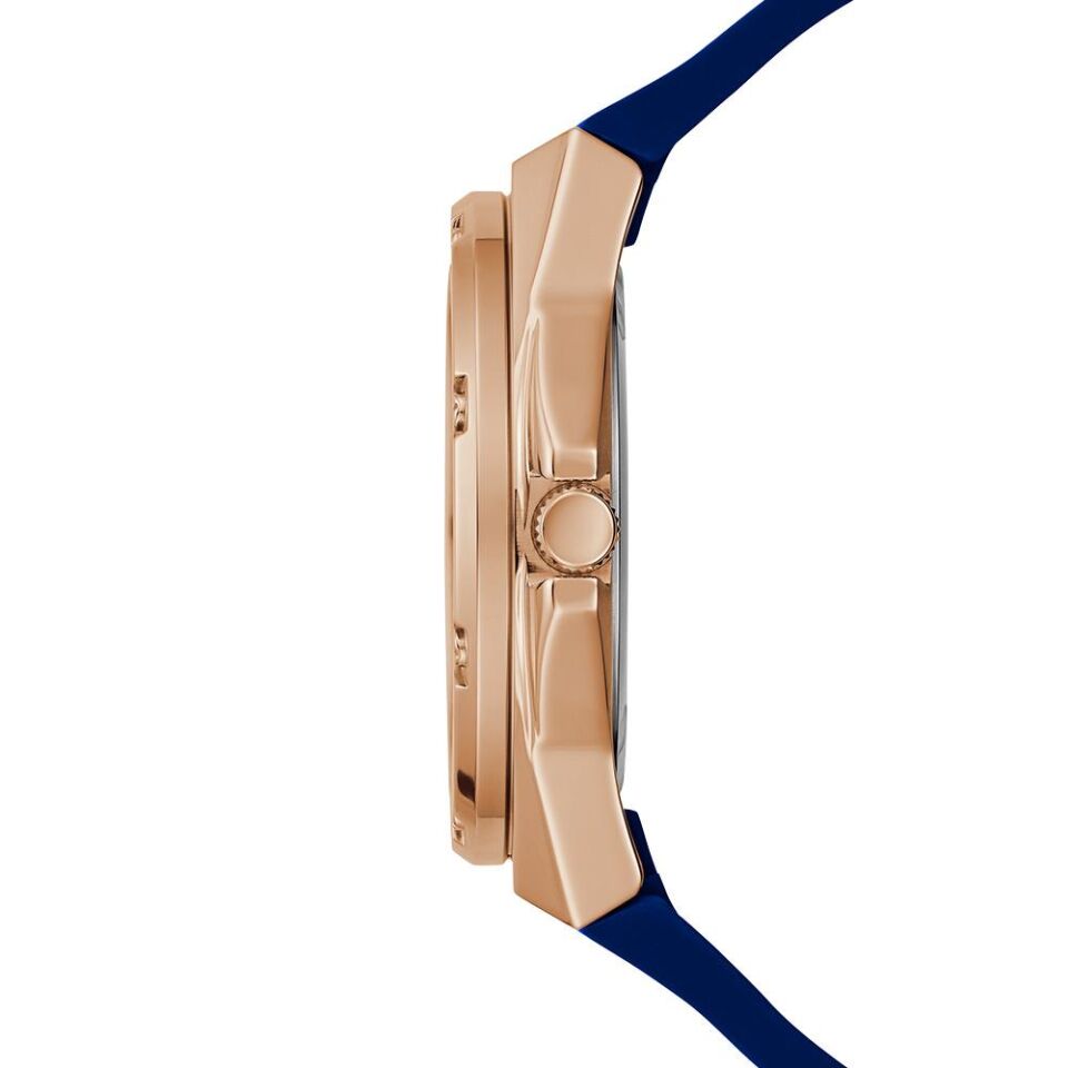 Guess GUGW0620L3 Quartz Silikon Mavi Rose Kasa 40 mm Kadın Kol Saati