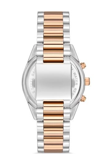 Ferro - FM31289A-E3 43 mm Silver/Rose Erkek Kol Saati