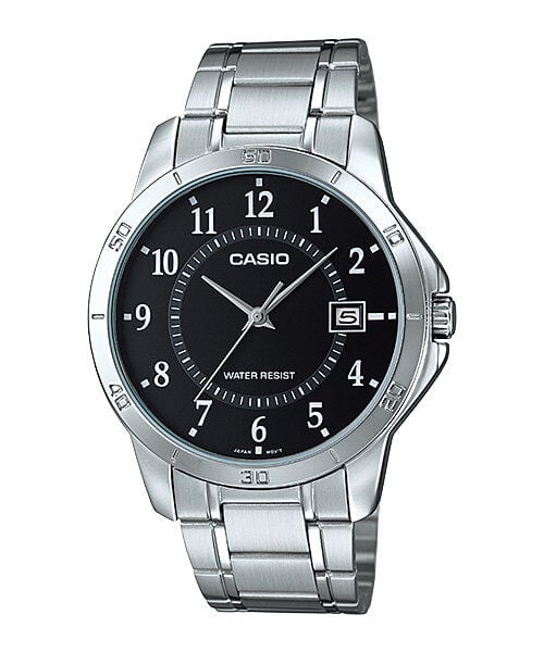 Casio MTP-V004D-1BUDF Quartz Çelik Gri Siyah Kadran 42 mm Erkek Kol Saati