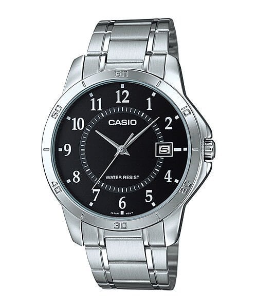 Casio MTP-V004D-1BUDF Quartz Çelik Gri Siyah Kadran 42 mm Erkek Kol Saati