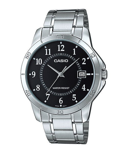 Casio MTP-V004D-1BUDF Quartz Çelik Gri Siyah Kadran 42 mm Erkek Kol Saati