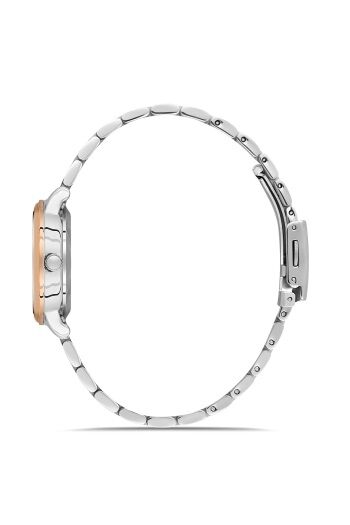 Ferro Quartz Çelik Rose/Gri 30 mm Kadın Kol Saati