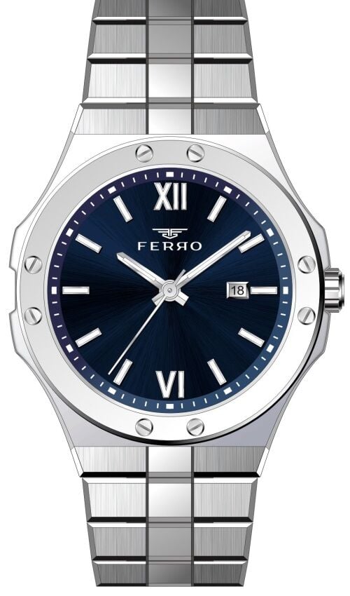 Ferro F11357A-A3 44 mm Gri Erkek Kol Saati