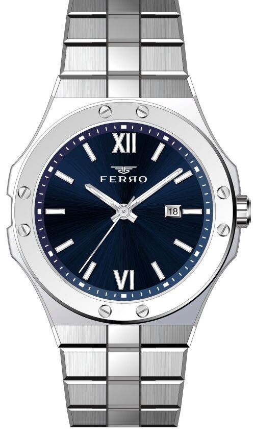 Ferro F11357A-A3 44 mm Gri Erkek Kol Saati