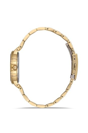 Ferro FL21349A-B Quartz Çelik Altın Rengi 33 mm Kadın Kol Saati