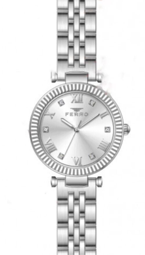 Ferro FL41319A-A Quartz Çelik Gri 34 mm Kadın Kol Saati