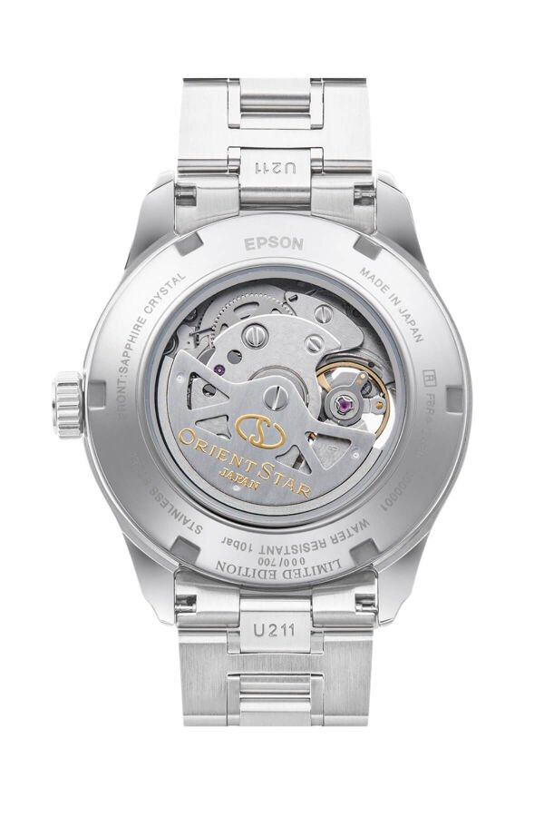 Orient Star RE-AT0019L00B Otomatik Çelik Gri Mavi Kadran Safir Cam 39 mm Erkek Kol Saati