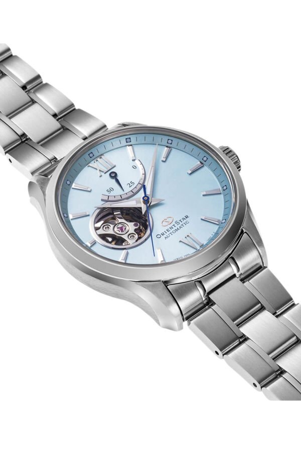 Orient Star RE-AT0019L00B Otomatik Çelik Gri Mavi Kadran Safir Cam 39 mm Erkek Kol Saati