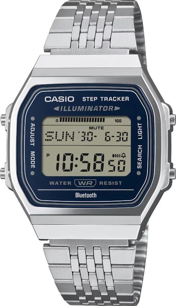 Casio ABL-100WE-2ADF Retro Quartz Çelik Gri 38 mm Erkek Kol Saati